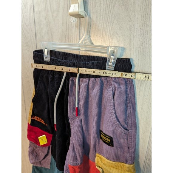 COURSEMYS AELFRIC EDEN Corduroy Patchwork Color Block Cargo Pants M 25” Waist - Picture 10 of 12